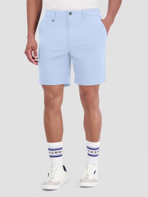 Ben Sherman 4Way Stretch Tech Shorts Blue | 634528-TEW