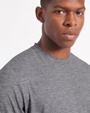 Ben Sherman Performance Stretch Marl T-Shirt Grey | 169032-PCZ