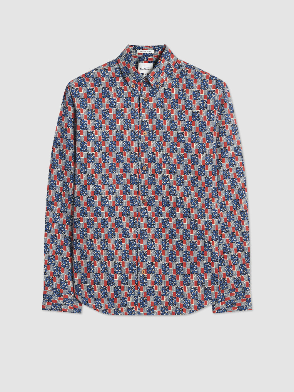 Ben Sherman 1950s Checkerboard Shirts Indigo | 830149-GLH