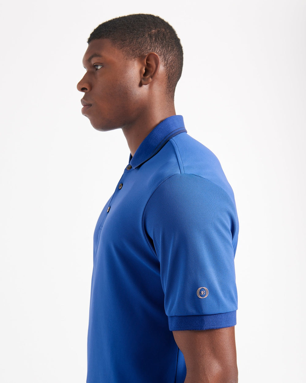 Ben Sherman 360 Motion Stretch Polo Shirts Blue / Royal | 153297-PNY