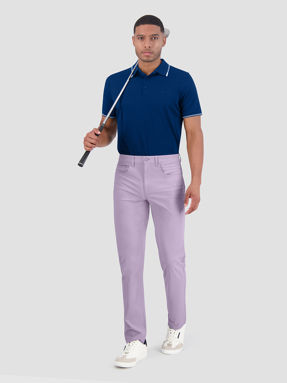 Ben Sherman 4Way Stretch Tech Regular Pants Purple | 397205-HOS