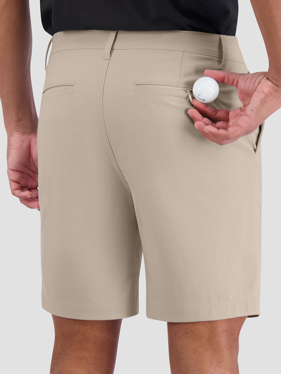 Ben Sherman 4Way Stretch Tech Shorts Khaki | 291063-TYP