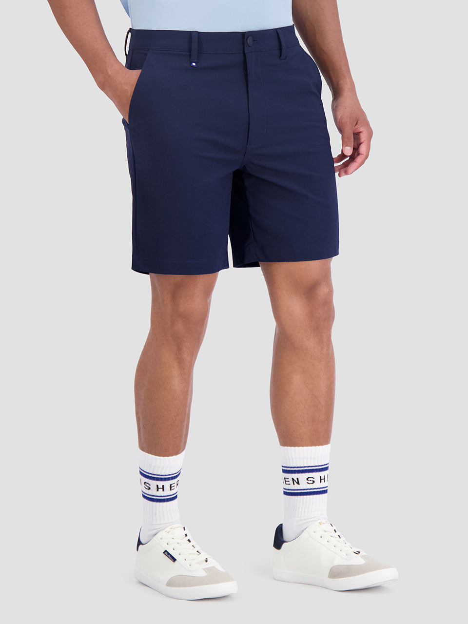 Ben Sherman 4Way Stretch Tech Shorts Navy | 374810-MHB