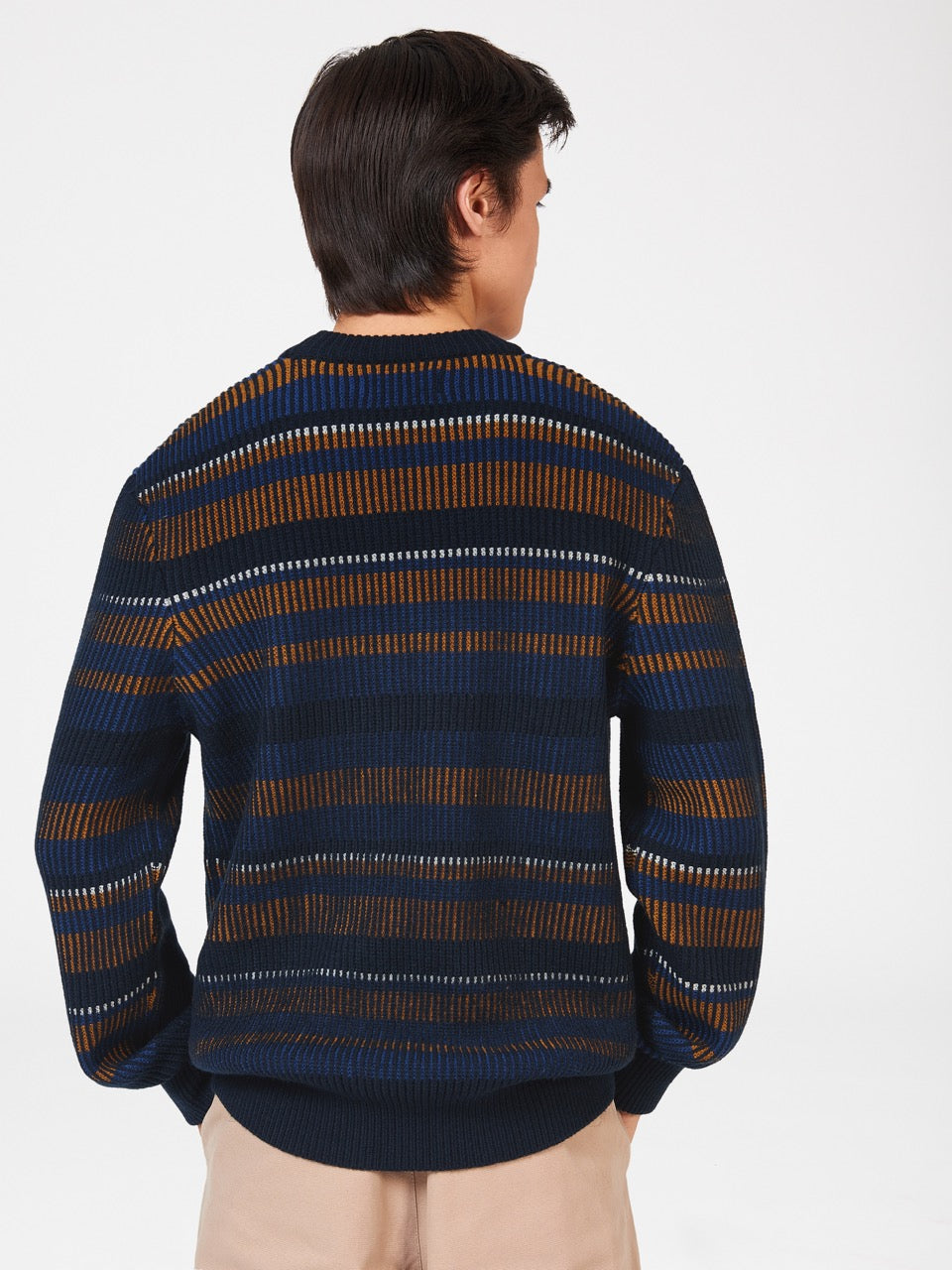 Ben Sherman B by Ben Sherman Stripe Knitwear Navy | 678094-LMG