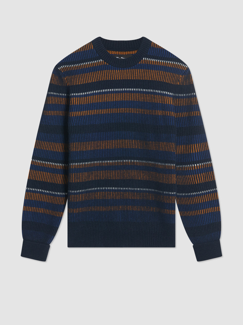 Ben Sherman B by Ben Sherman Stripe Knitwear Navy | 678094-LMG