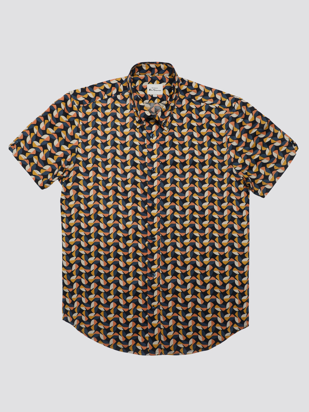 Ben Sherman Bahaus Geo Shirts Yellow | 061248-ELD