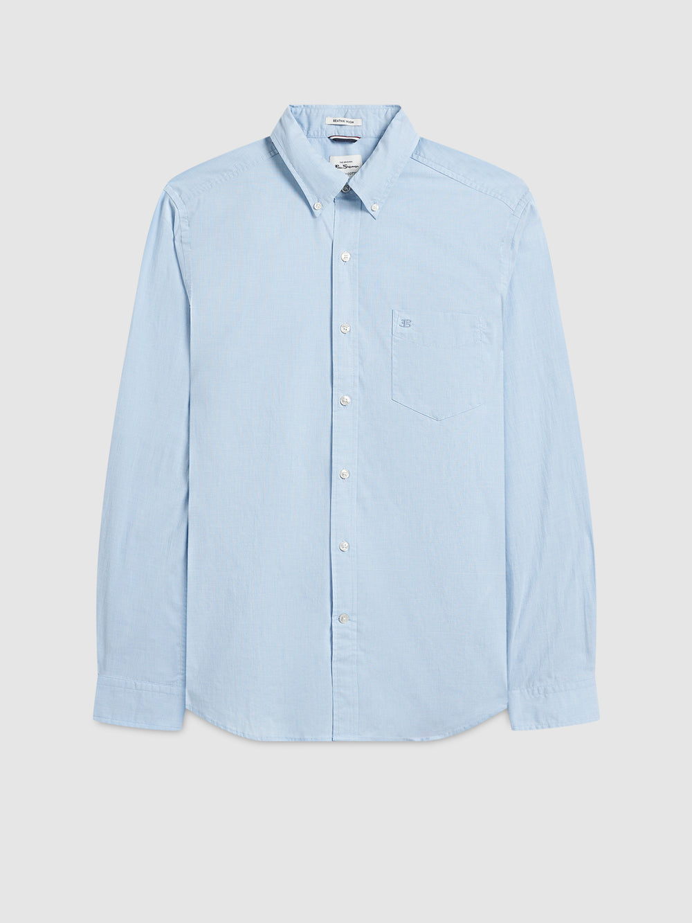 Ben Sherman Beatnik Wash Long-Sleeve Shirts Blue | 425783-DKL