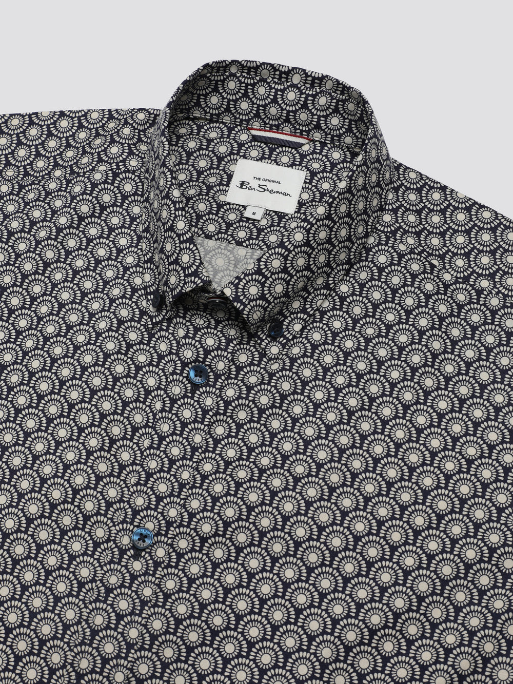 Ben Sherman Block Geo Shirts Grey | 205389-AVI