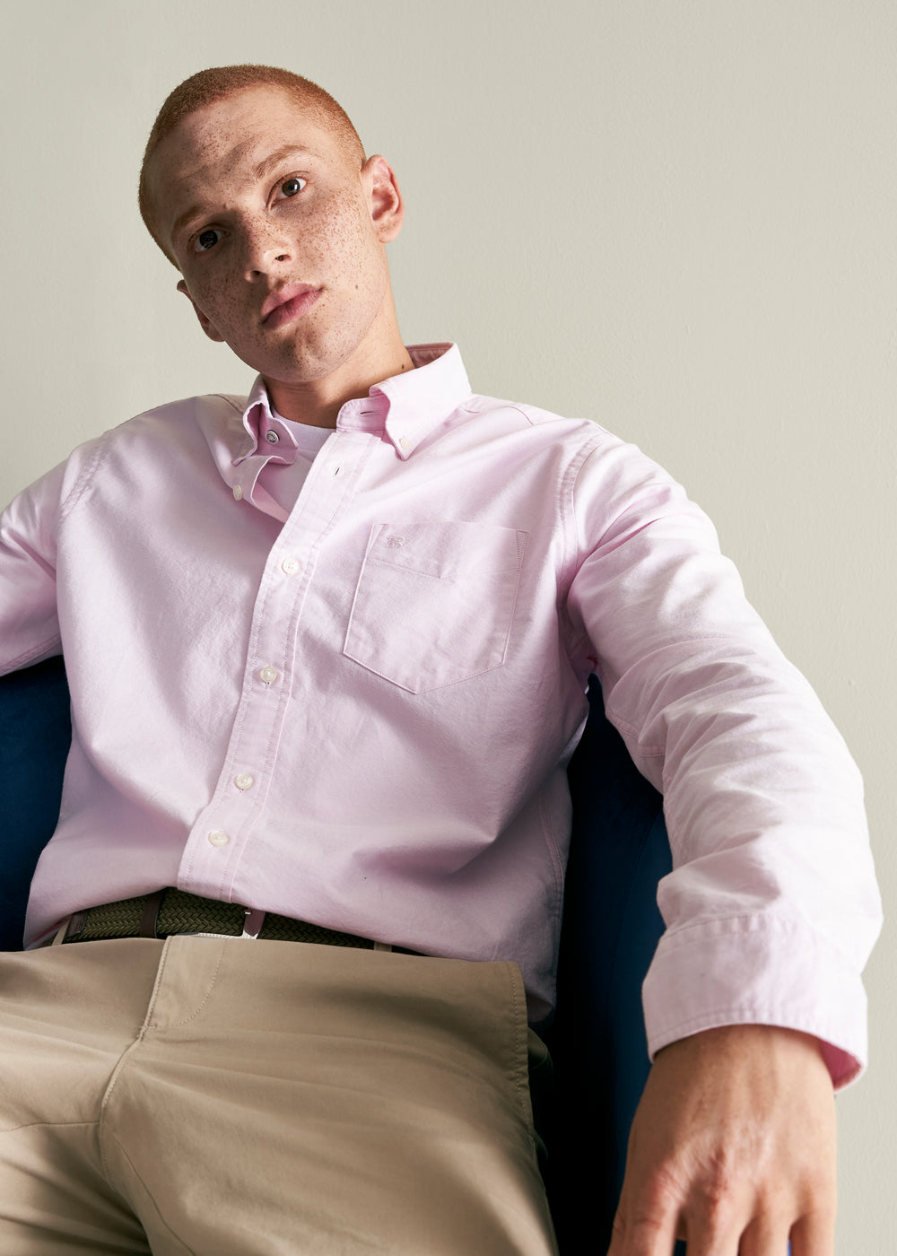 Ben Sherman Brighton Oxford Organic Shirts Pink | 172983-OBQ