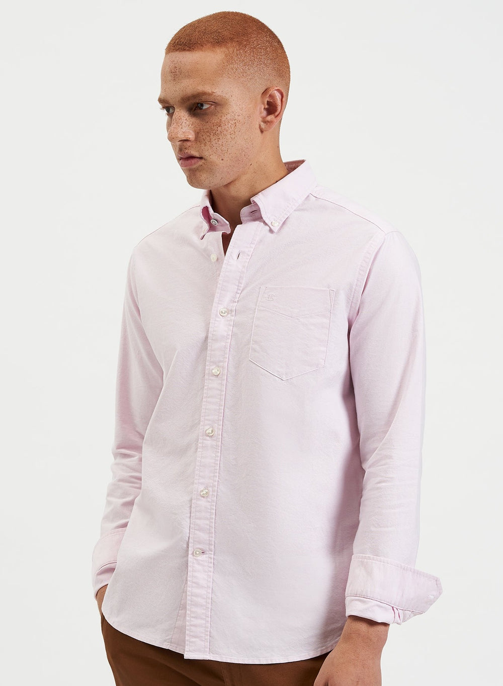 Ben Sherman Brighton Oxford Organic Shirts Pink | 172983-OBQ