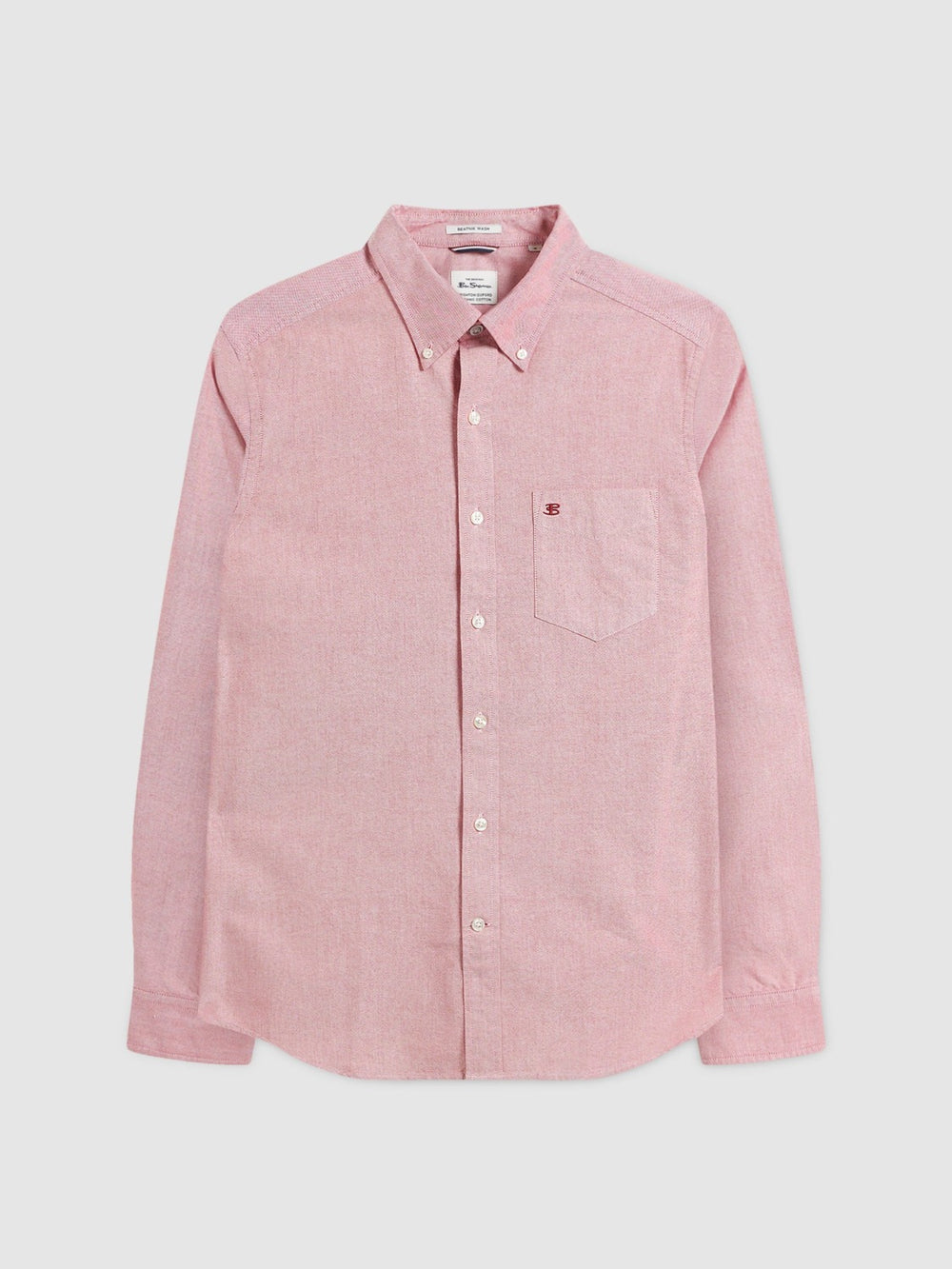 Ben Sherman Brighton Oxford Organic Shirts Light Red | 719604-CYA