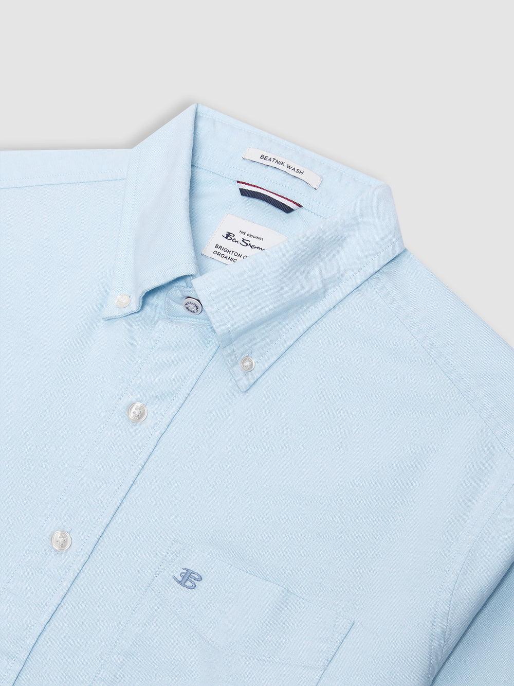 Ben Sherman Brighton Oxford Organic Shirts Blue | 246085-MXS