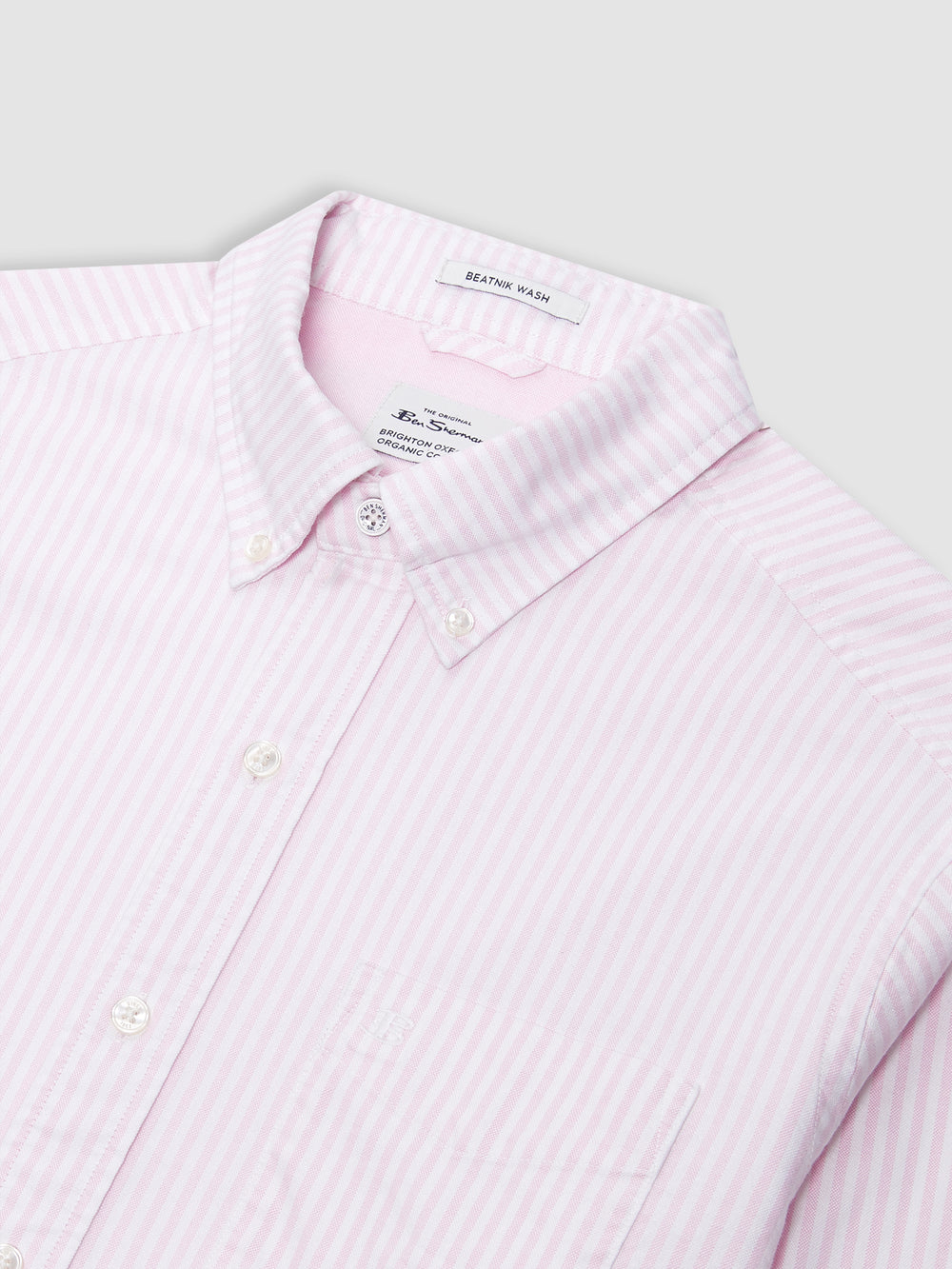 Ben Sherman Brighton Oxford Shirts Pink Stripes | 315692-QRC