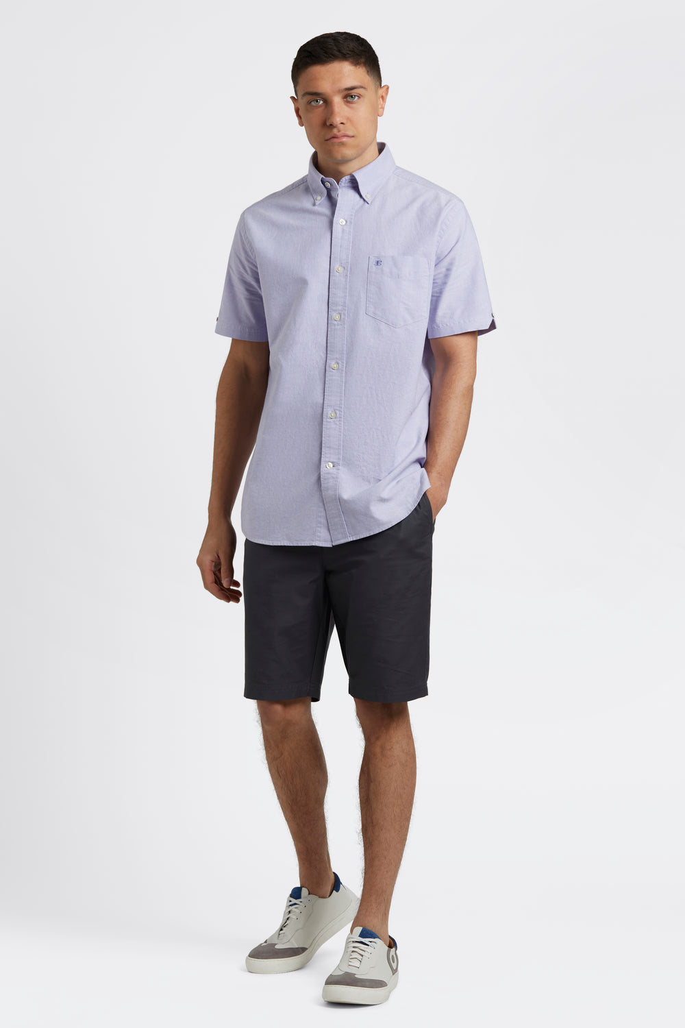 Ben Sherman Brighton Oxford Shirts Purple | 528091-TNW