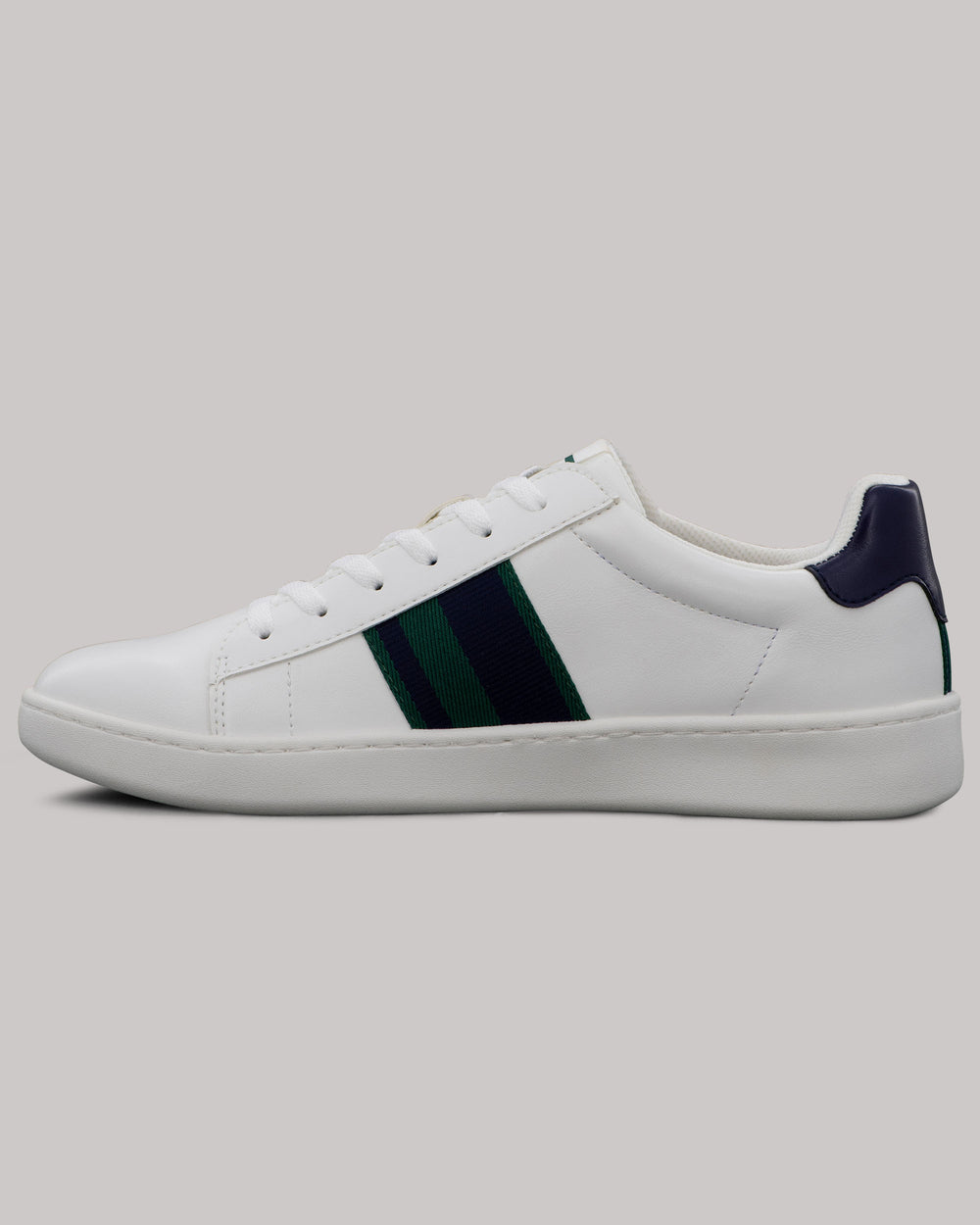 Ben Sherman Hampton Stripe Sneakers White / Navy / Green | 417028-VPO