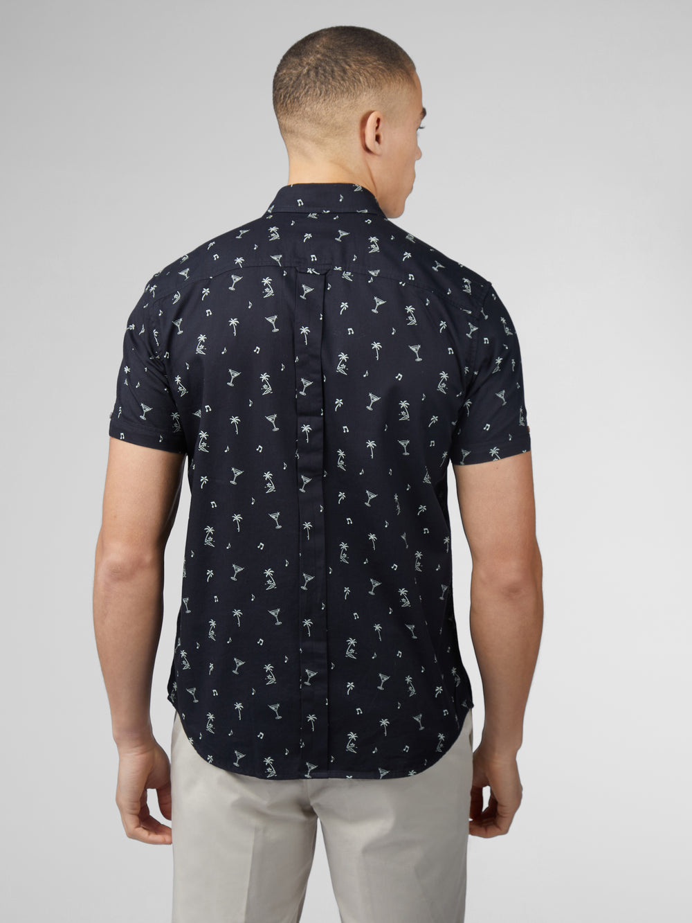 Ben Sherman Scattered Shirts Black | 307941-MXA