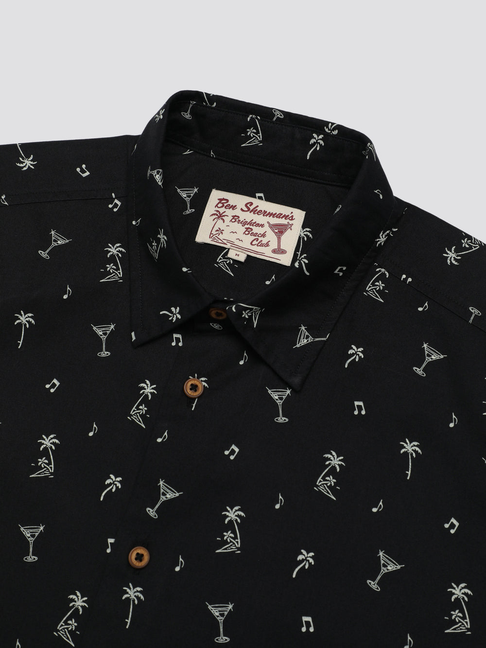 Ben Sherman Scattered Shirts Black | 307941-MXA