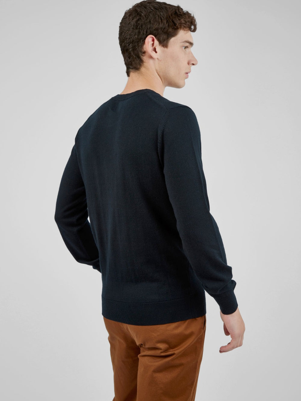 Ben Sherman Signature Crewneck Knitwear Black | 593078-OCP