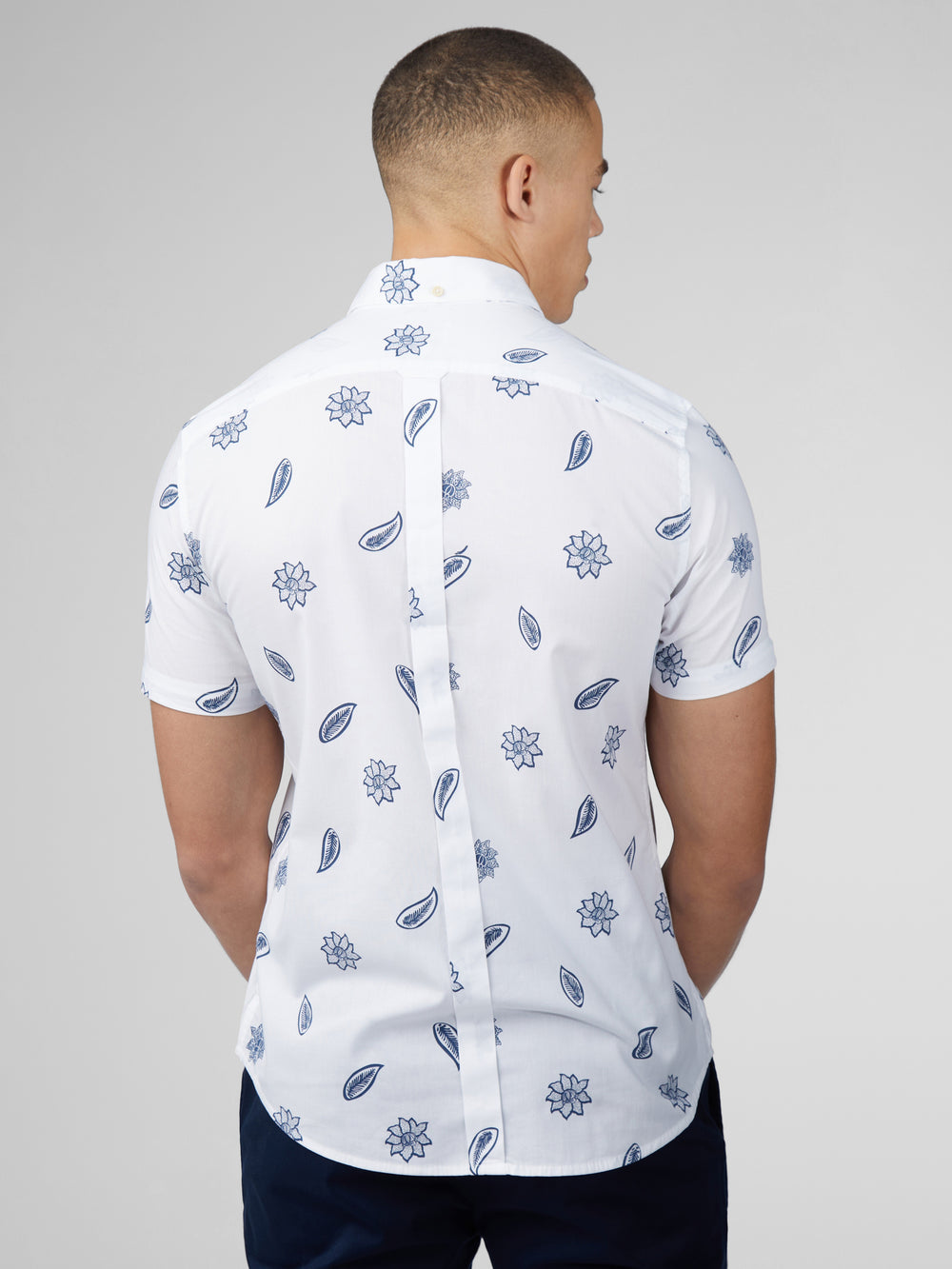 Ben Sherman Signature Floral Shirts White | 594630-MYP