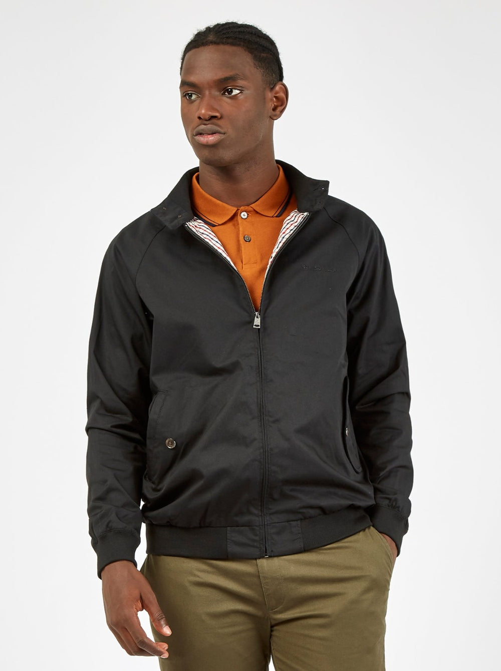 Ben Sherman Signature Harrington Jackets Black | 853620-YFD