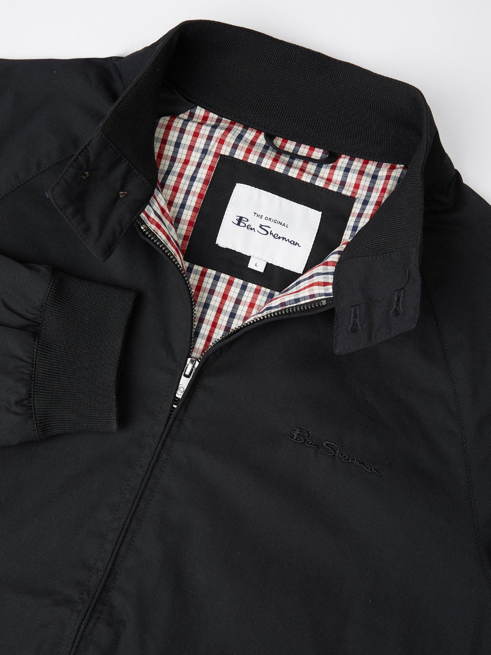 Ben Sherman Signature Harrington Jackets Black | 853620-YFD