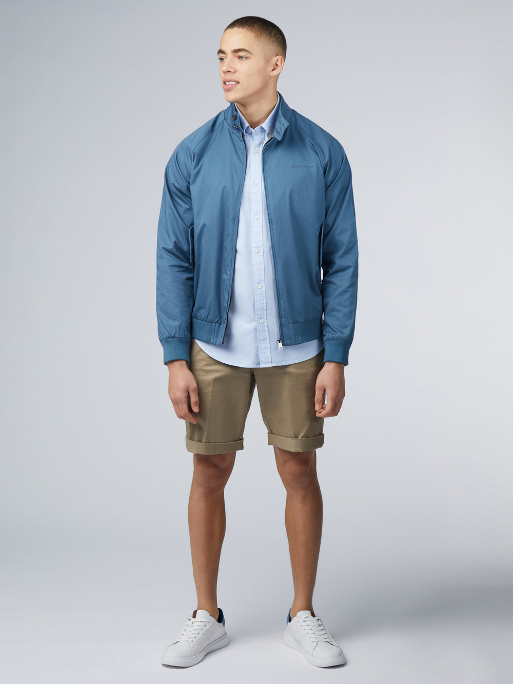 Ben Sherman Signature Harrington Jackets Turquoise | 957324-JIB