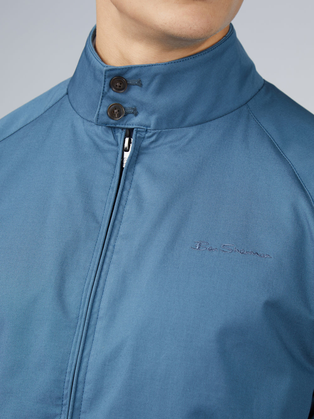 Ben Sherman Signature Harrington Jackets Turquoise | 957324-JIB