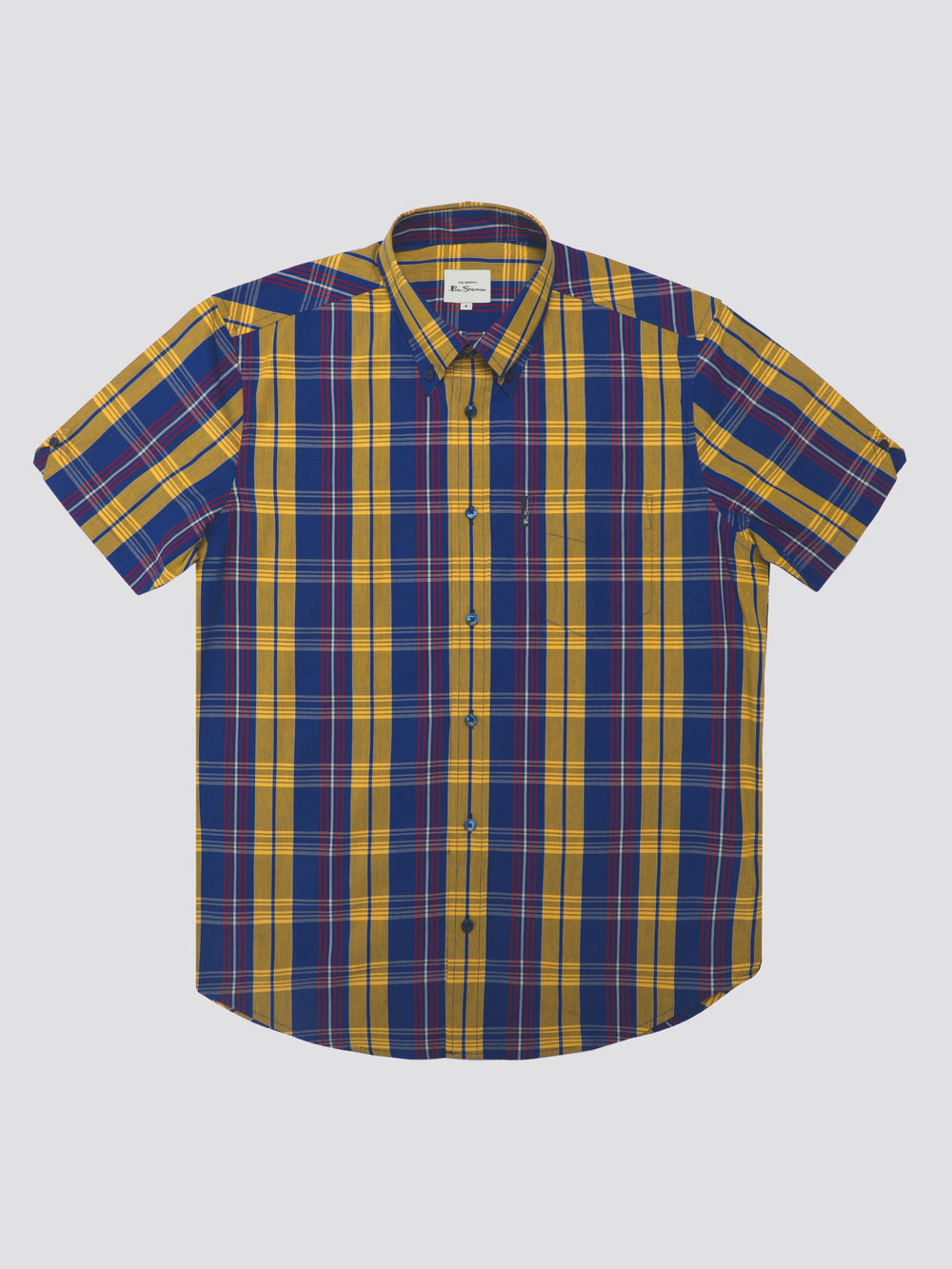 Ben Sherman Signature Irregular Check Shirts Blue | 297631-FBN