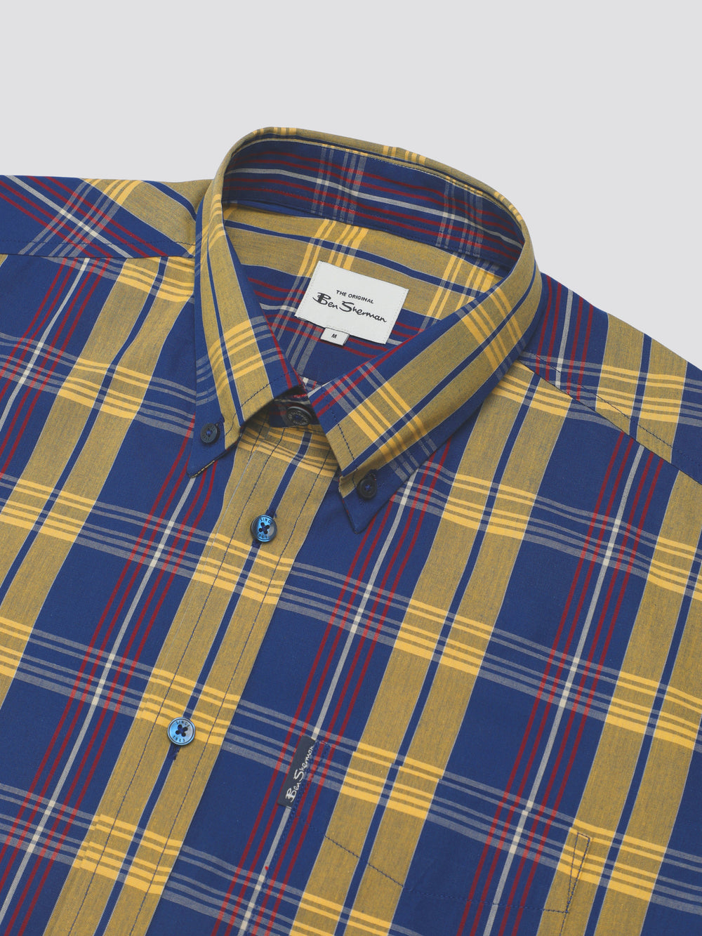 Ben Sherman Signature Irregular Check Shirts Blue | 297631-FBN