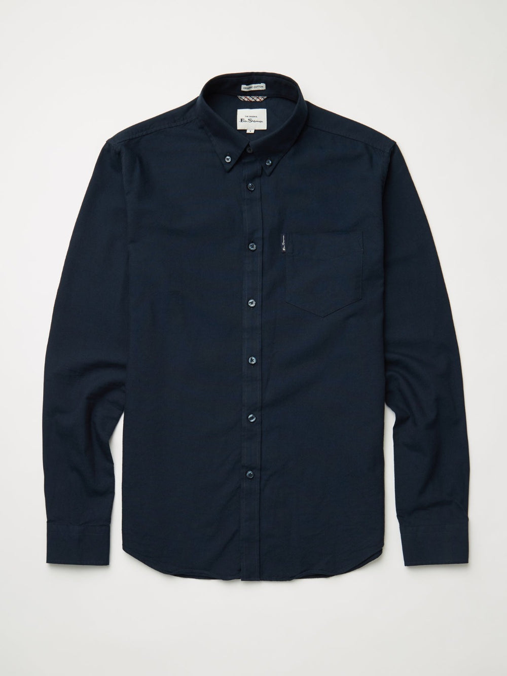 Ben Sherman Signature Organic Oxford Shirts Navy | 625347-XUN