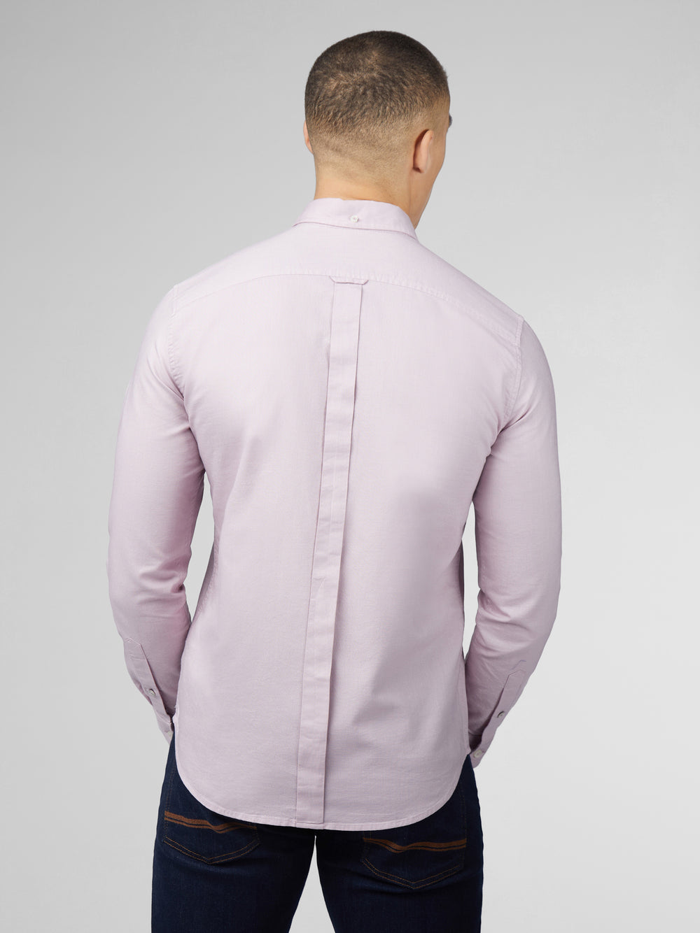 Ben Sherman Signature Oxford Long Sleeve Shirts Purple | 768140-ZRX