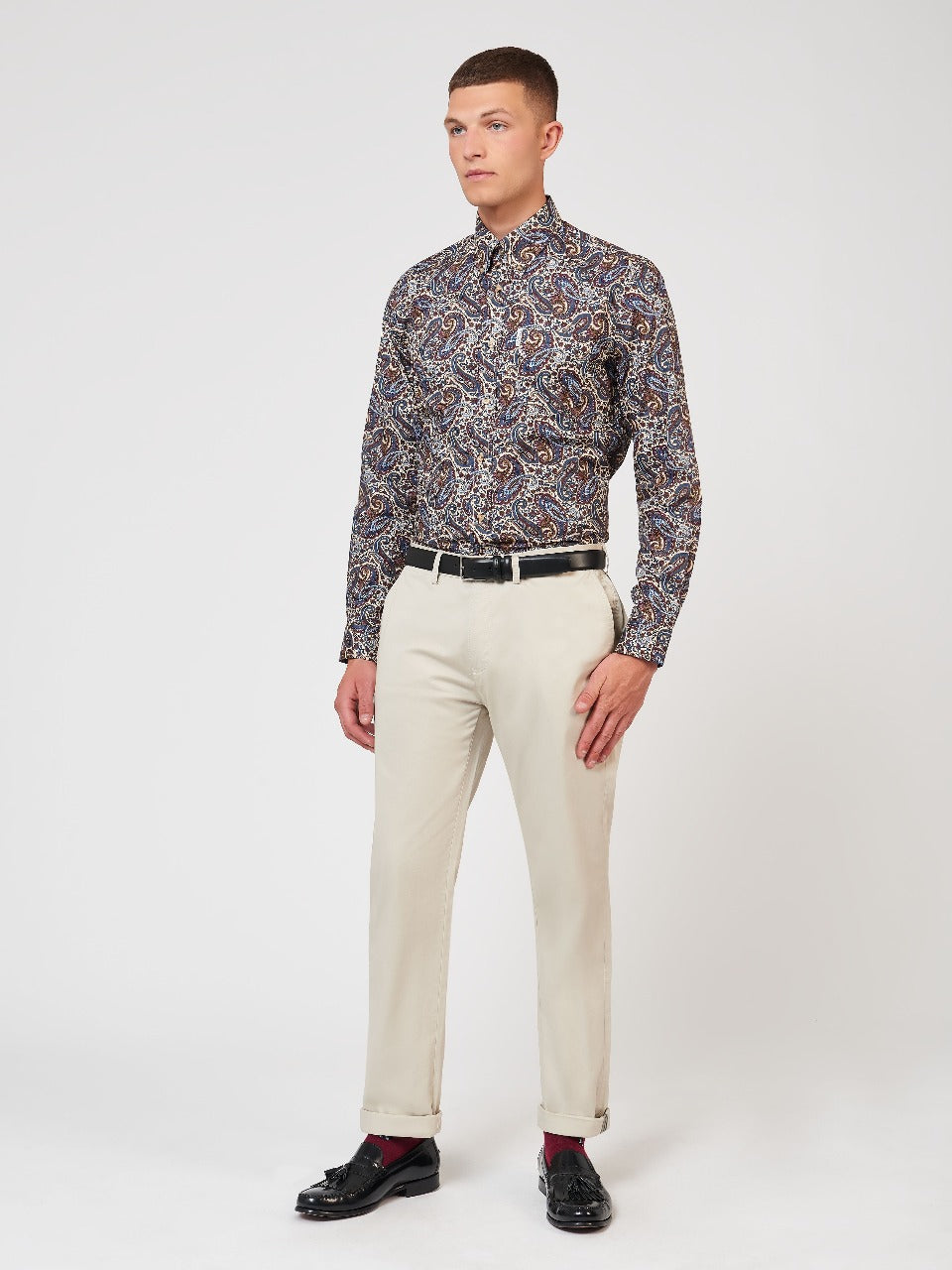 Ben Sherman Signature Paisley Shirts Multicolor | 345806-UFN