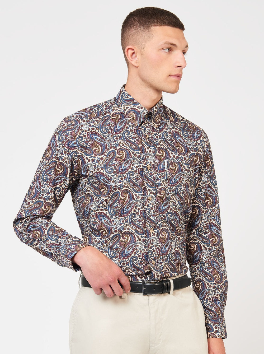 Ben Sherman Signature Paisley Shirts Multicolor | 345806-UFN