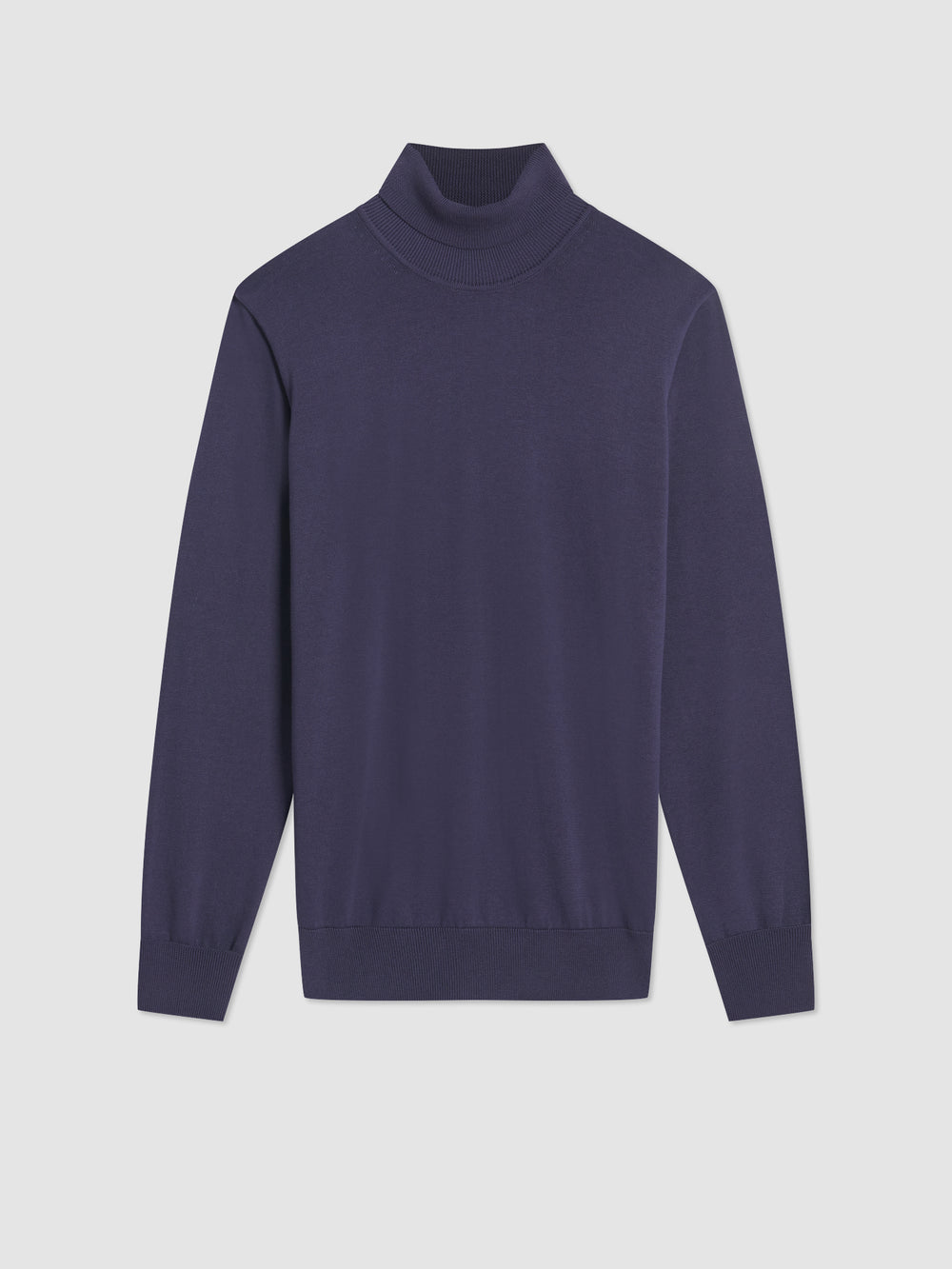 Ben Sherman Signature Roll Neck Knitwear Purple | 067483-SUE