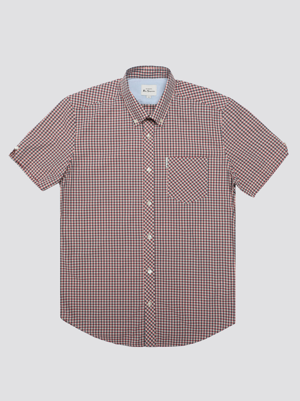 Ben Sherman Signature Short Sleeve Gingham Shirts Red / White | 147386-CRU