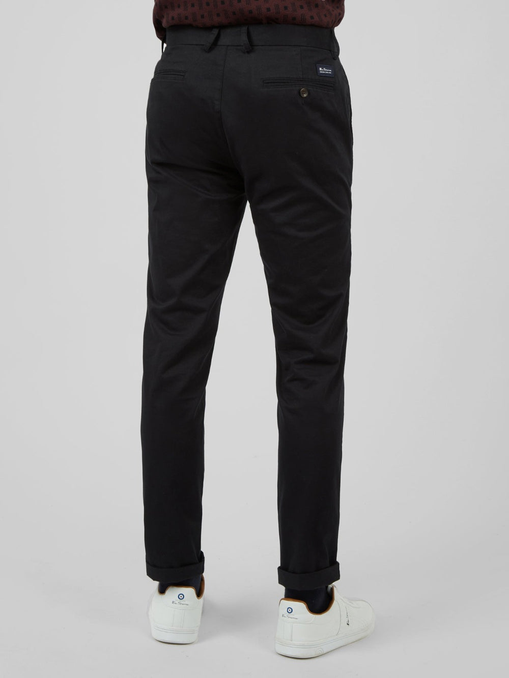 Ben Sherman Signature Skinny Stretch Chino Pants Black | 341275-AKI