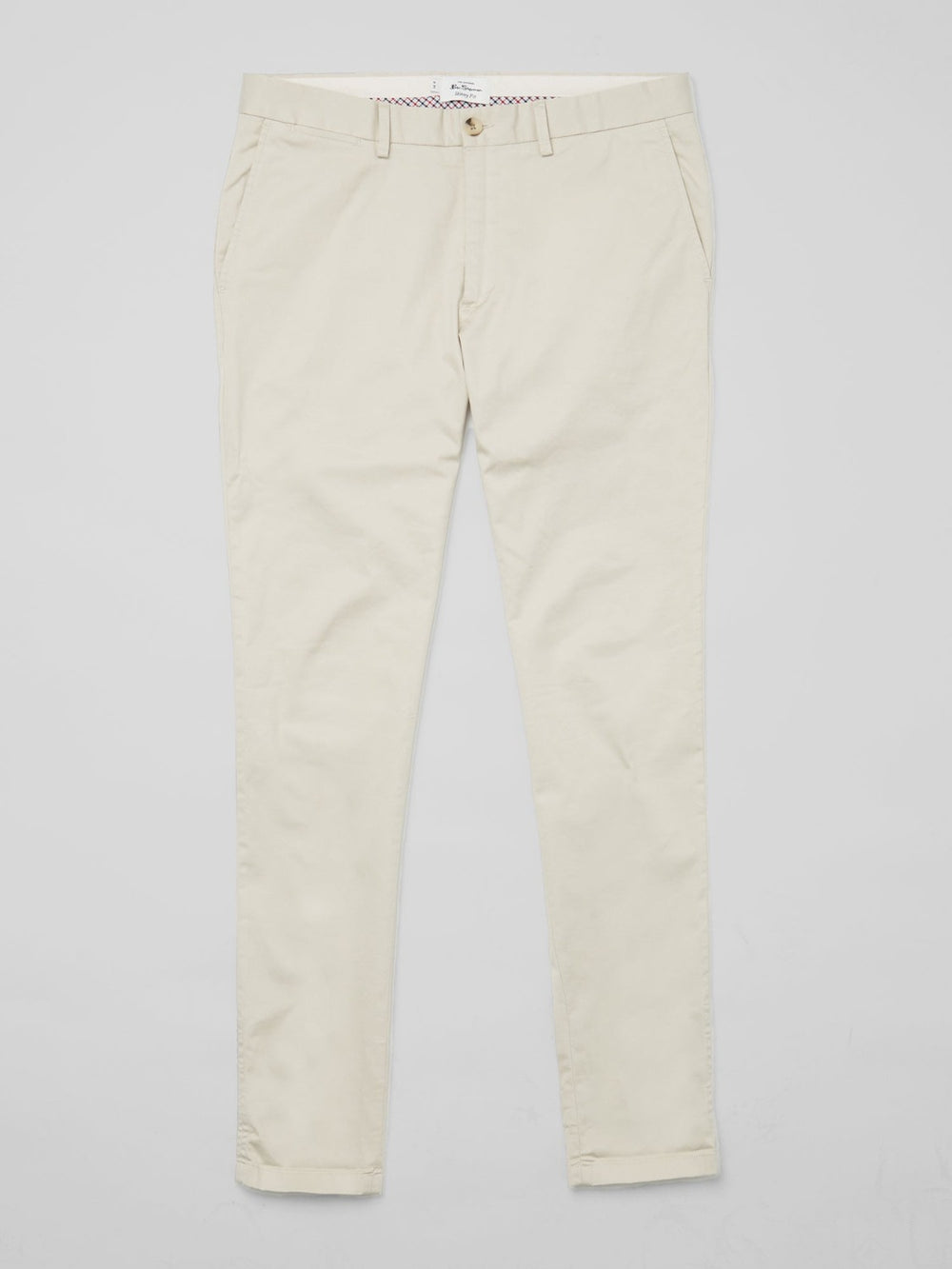 Ben Sherman Signature Skinny Stretch Chino Pants White | 820419-CXD