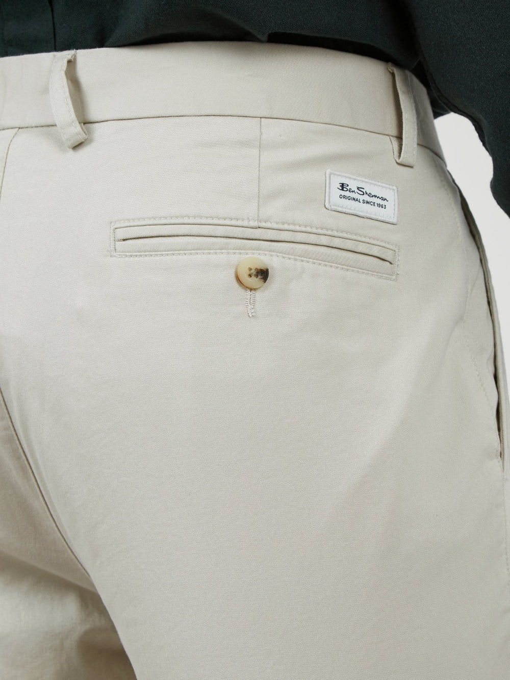 Ben Sherman Signature Skinny Stretch Chino Pants White | 820419-CXD