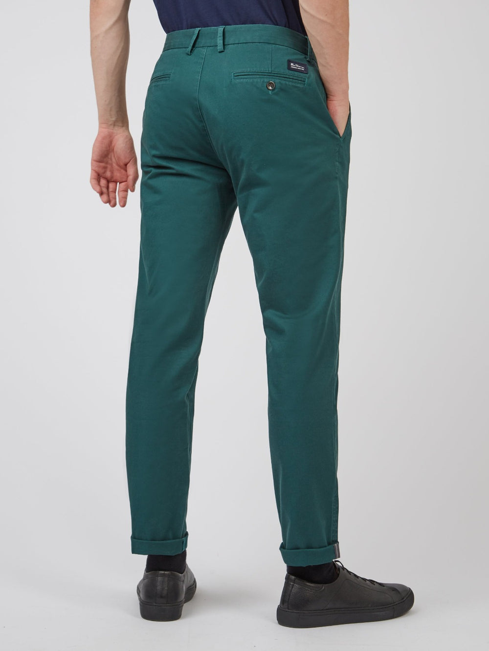 Ben Sherman Signature Slim Stretch Chino Pants Green | 406389-OSJ