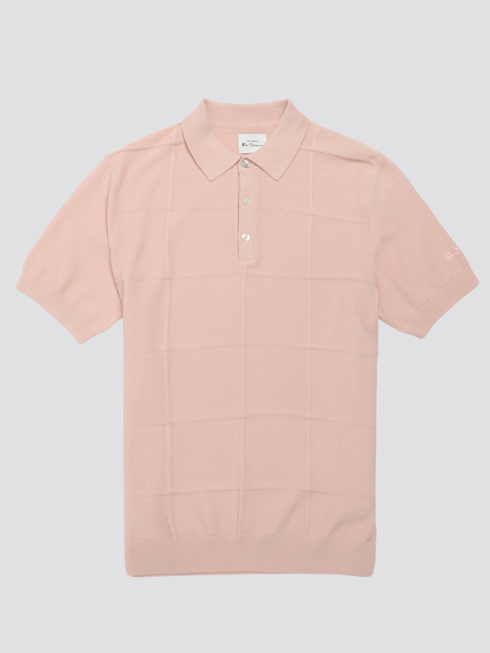 Ben Sherman Signature Textured Polo Knitwear Pink | 593702-GED